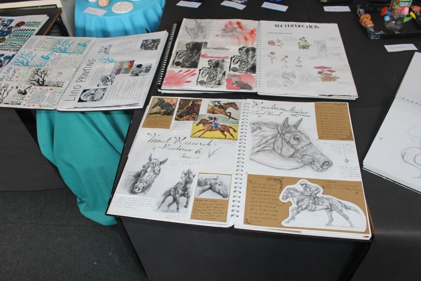Incredible artwork display from our Art GCSE students - News - The ...