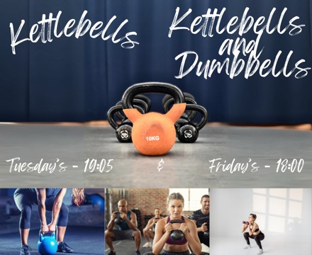 Kettlebells and dumbbels